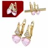 pozlacené náušnice s exkluzivním kubickým zirkonem